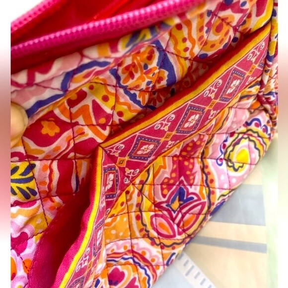Jordan Accessories NYC Bag Paisley Quilted  Zip Shoulder Strap Colorful Fabric - Picture 8 of 8